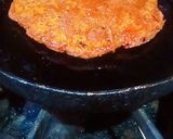 A picture of step 3 of Gajer ka pizza.