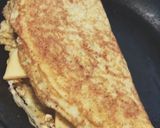 Фото кроку 3 до Овсяноблин с ананасами и сыром 🥞🍍🧀.