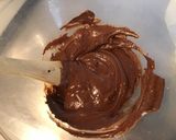 Une image de l'étape 4 de Flan d'Halloween au chocolat, poires et menthe.