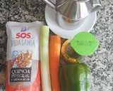 Foto del paso 1 de la receta: Quinoa con verduras al vapor