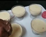 A picture of step 4 of Rice flour firni.