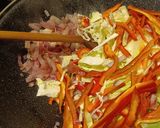 A picture of step 6 of Simple Stir Fry with leftover chicken.