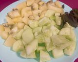 Foto del paso 1 de la receta: Sopa fría de kiwi y pepino