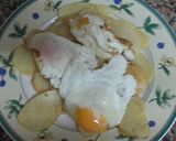 Foto del paso 3 de la receta: Huevos rotos con jamón