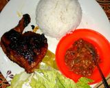 Foto langkah ke 6 dari resep Ayam bakar sambal kemangi ala kadarnya.