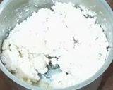 A picture of step 2 of Badam halva / sheera.