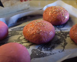 Foto del paso 5 de la receta: Hamburguesa rosa 🍔 con pan de remolacha | DarixLAB