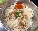 A picture of step 2 of Sabudana pakoda.