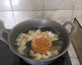 Foto langkah ke 2 dari resep Kolak Singkong Kolang-Kaling.