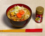 A picture of step 6 of Pork and Vegetable Miso Soup.