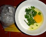 Foto langkah ke 1 dari resep Bakwan teri nasi MPASI Tinggi Protein.