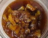 A picture of step 6 of Khatta meetha raw mango pickle.
