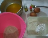 Foto langkah ke 1 dari resep Bolu pandan coklat.