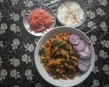 A picture of step 6 of Chola Biryani.