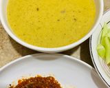 A picture of step 7 of Saadi yellow khati curry.