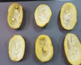 A picture of step 7 of Maggi stuffed jacket potatoes.