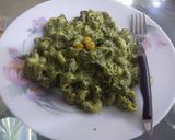 A picture of step 8 of Pesto Sauce Pasta.