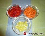 Multicolored giouvetsi recipe step 1 photo