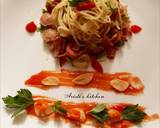 Simple Spaghetti carbonara (#pr_pasta#) langkah memasak 10 foto