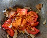 A picture of step 5 of Paneer butter masala.