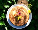 Foto del paso 4 de la receta: Torta de naranja con bagazo de coco y dulce de leche❤