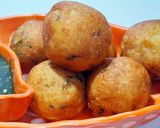 A picture of step 1 of Fariyali Pattice.