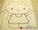 Φωτογραφία βήματος 2 της συνταγής Τούρτα Hello Kitty 2