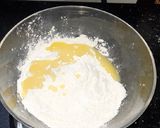 A picture of step 1 of Aloo kachori.