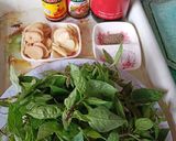 Foto langkah ke 1 dari resep Three cup chicken/san pei ci halal no arak.