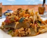 Foto del paso 8 de la receta: Arroz de bacalao con verduritas