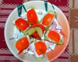 A picture of step 3 of Gulten free Cucumber Sandwiches.