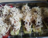Zöldséges kölessel töltött cukkini és paprika recept fázis 4 fotója
