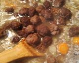 A picture of step 12 of Creamy Boiled Beef with Tater Chips and Rice.