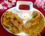 Paneer aalu chur chur paratha recipe step 17 photo