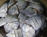 A picture of step 1 of Masala fish fry.