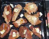 Pas rețetă Carne de porc la cuptor cu sos de soia + garnitură de pilaf 1 fotografie