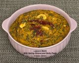 A picture of step 18 of Restaurant Style Lasooni Methi with Spring Onions & Nutty Paste.