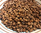 Foto del paso 1 de la receta: Rápida y furiosa proteína(Colorida ensalada de lentejas)