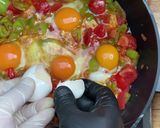 Türkisches Frühstück "Menemen" Rezeptschritt 3 Foto