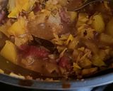 A picture of step 8 of Niramish Bandhakopir Dalna / Bengali Canbage.