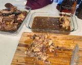 A picture of step 5 of Smoked Cow Head "Smoked Cabeza".