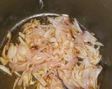 A picture of step 1 of Ojly meat of goat s🐐 stomach.