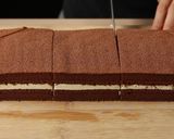 A picture of step 12 of Chocolate Sandwich Cake.