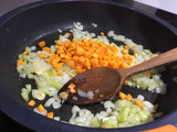 Canelones de calabacín rellenos de ternera y verduritas