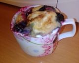 Foto del paso 6 de la receta: Mugcake de arándanos en microondas light