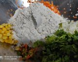 A picture of step 2 of Coin paratha.