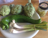 Foto del paso 1 de la receta: Arroz con salchichas y verduras