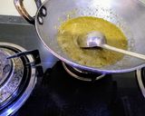 A picture of step 2 of Green Moong Dal KHEER.