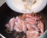 A picture of step 1 of Ridge Gourd (Turai) With Chicken Wings.