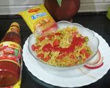 A picture of step 7 of Easy Pea-sy Masala Maggi.
